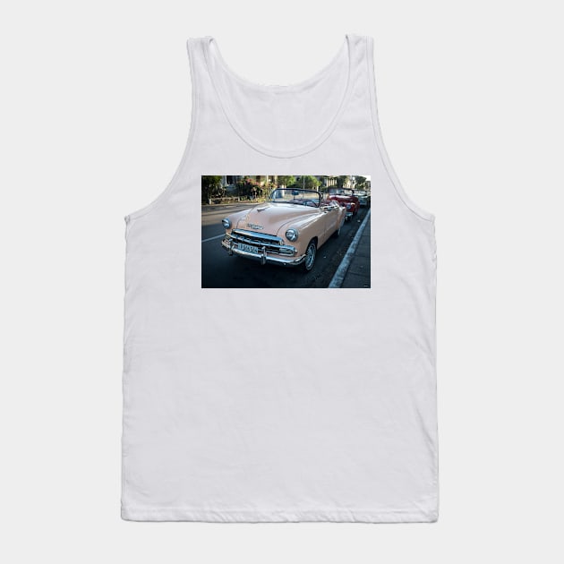 American cars from the 50's in Havana, Cuba Tank Top by connyM-Sweden